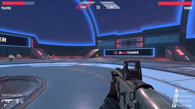 3D Aim Trainer - Gameplay (PC HD) [1080p60FPS] смотреть онлайн