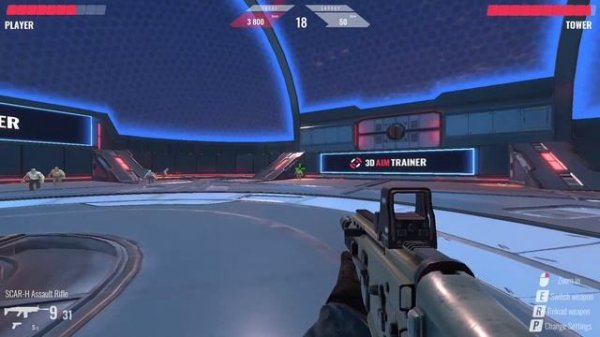 3D Aim Trainer - Gameplay (PC HD) [1080p60FPS]