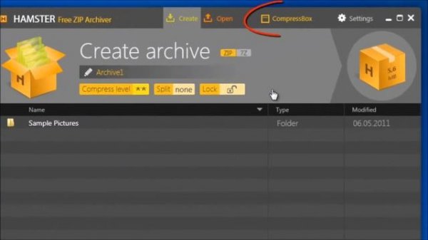 How to use Hamster Free Zip Archiver