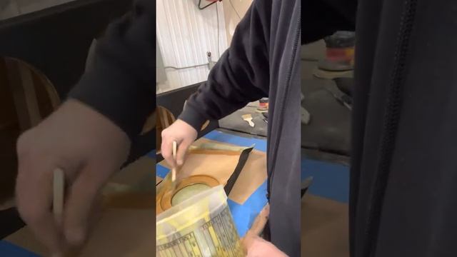 Vinyl wrapping side panels for custom subwoofer box under the seat 2018 Silverado w/ seat lift. смотреть онлайн