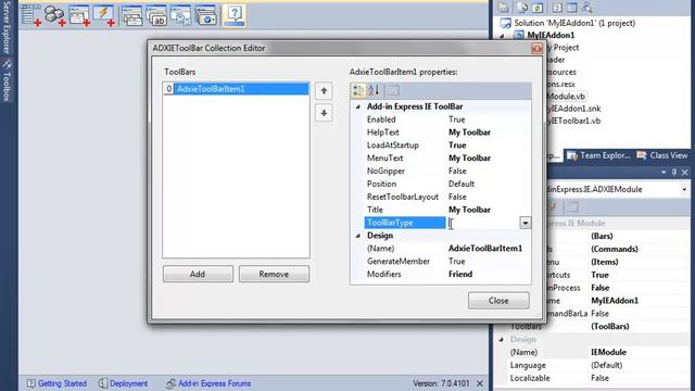How to create Internet Explorer add-on in Visual Studio (C#, VB.NET) смотреть онлайн