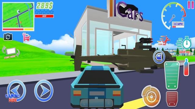 Dude Theft Wars: Offline Games - Military Helicopter Inside Carshop Building | Android Gameplay HD смотреть онлайн