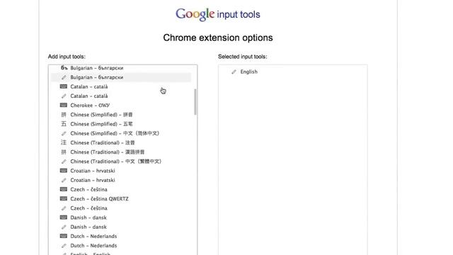 Google Input Tools: Chrome Extension смотреть онлайн