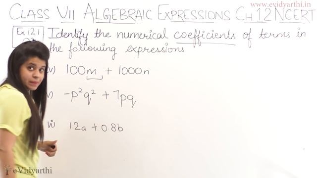 Q 3, Ex 10.1 - Algebraic Expressions - Chapter 10 - Maths Class 7th - NCERT, New Syllabus 2023 CBSE смотреть онлайн