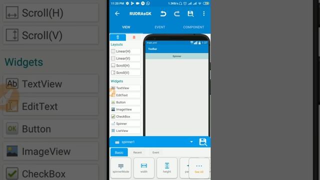Uses of widgets in sketchware смотреть онлайн