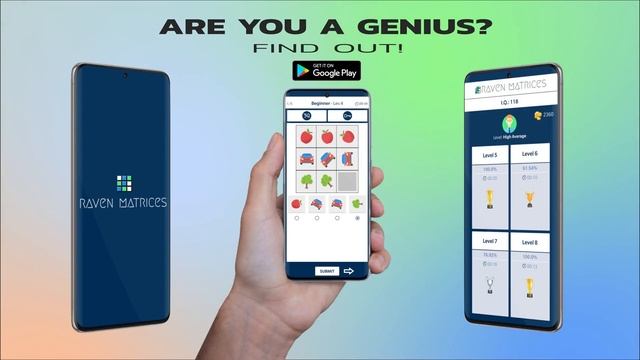 [Android] IQ Test: Raven Matrices смотреть онлайн