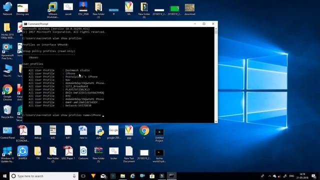 How to get Wifi password using command prompt. смотреть онлайн