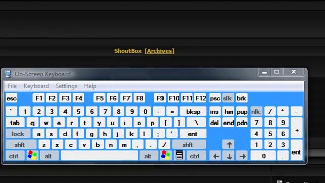 Windows Vista On-Screen Keyboard смотреть онлайн