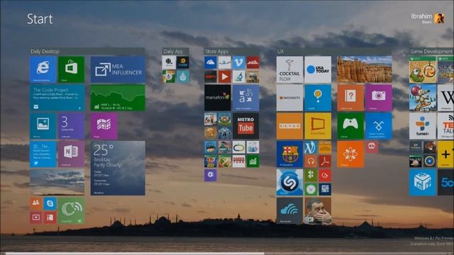 Windows 8.1 - Modify Start Screen смотреть онлайн