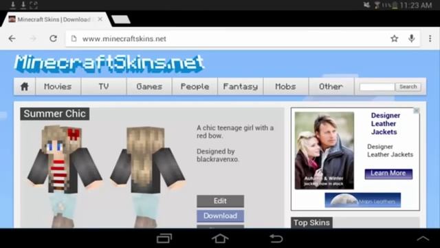 How To Get Custom Skins In Minecraft Pocket Edition 0.14.0 (iOS, Android, Windows Phone) смотреть онлайн