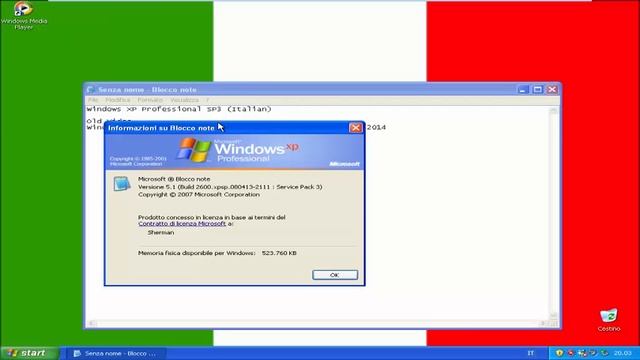 Windows XP Professional with Service Pack 3 (Italian) in VMWare Workstation! смотреть онлайн