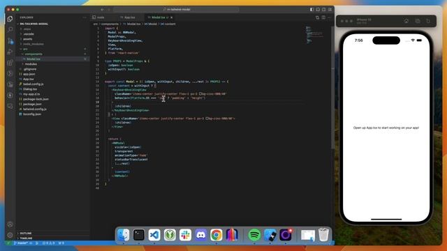 Build a custom React Native Modal | Expo | TailwindCSS смотреть онлайн