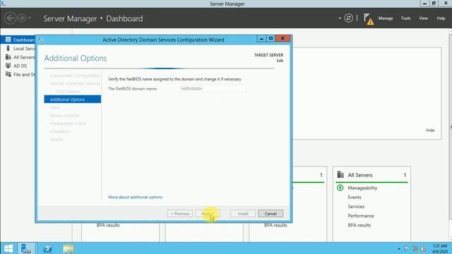 SCCM Tutorial 3- Lab Prerequisites - How to Install Active Directory in Server in VM Ware смотреть онлайн