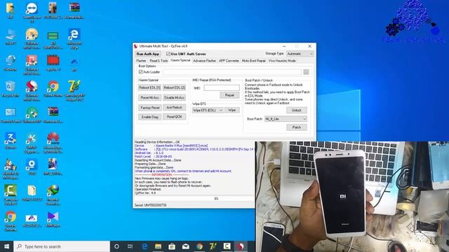 Xiaomi 📱Mi Account Remove/Delete Permanently - With Ultimate Multi Tool - QcFire смотреть онлайн
