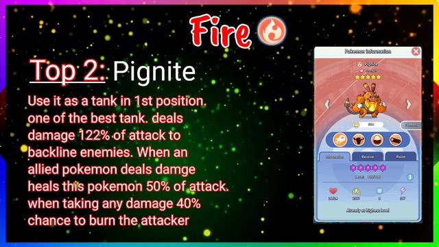 Top 4 best 5* starter pokemons of all type in monster quest idle game смотреть онлайн