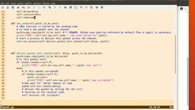 LAB: Principles of Reliable Data Transfer (part 1) смотреть онлайн