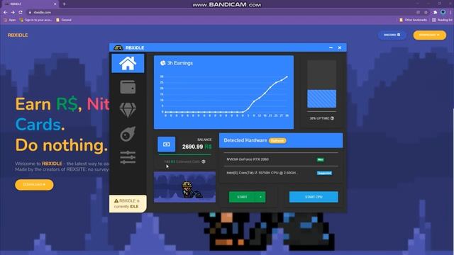 💸Rbxidle Tutorial - Make robux mining for free. No survey needed смотреть онлайн
