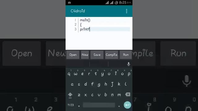 Compile and run a C/C++ program on the Android using c4droid смотреть онлайн