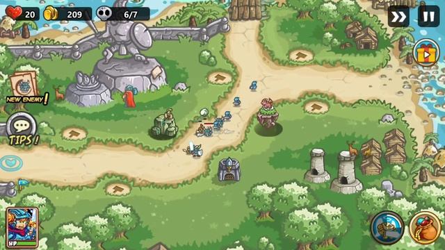Kingdom defense 2 : Empire warriors - Level 1 (Android version) смотреть онлайн