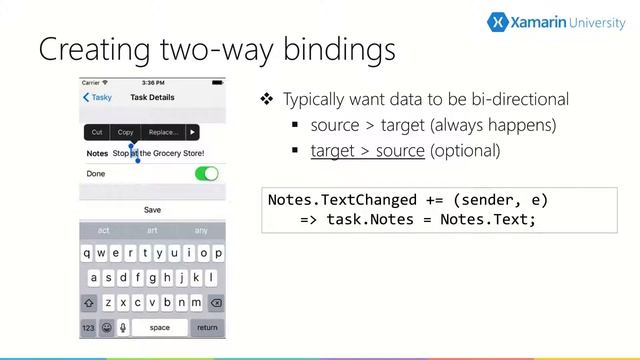 XAM270 - Data Binding in Xamarin.Forms смотреть онлайн