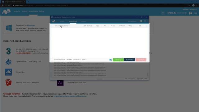 GarageFarm.NET | renderBeamer | Install & start up cloud render farm desktop app смотреть онлайн