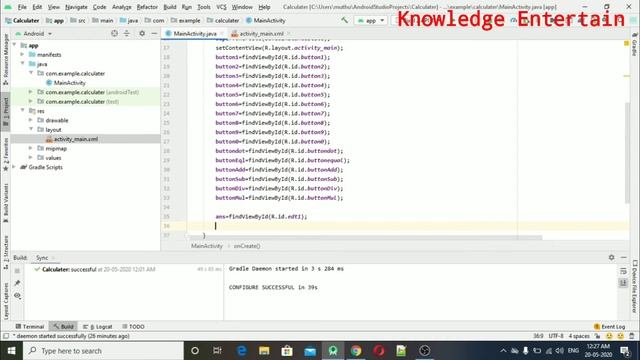 Develop an application that create a simple calculator application in android studio in tamil. смотреть онлайн