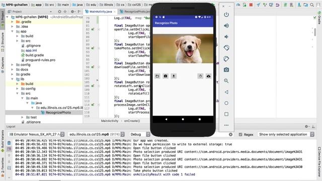 CS 125 Spring 2018: Android Intents смотреть онлайн