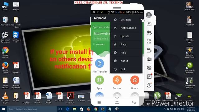 How To Use/Access Android device Remotely and Transfer Files From Any Location(Part A)- BY NEEL смотреть онлайн
