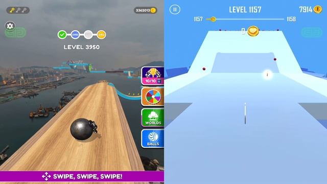 Going Balls Vs Coin Rush - Android iOS Gameplay Walkthrough - Mobile Games - 249 смотреть онлайн
