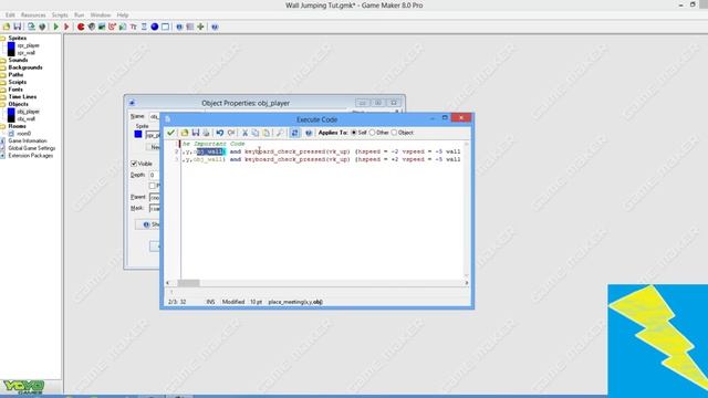 Game Maker Wall Jumping Tut смотреть онлайн