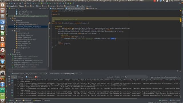 Android Design Library - Snackbar смотреть онлайн