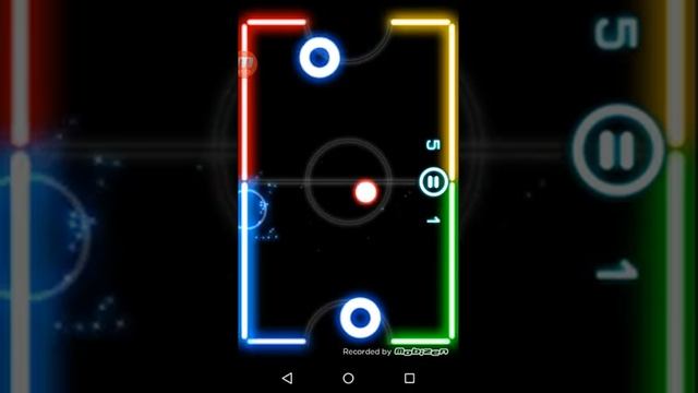 Glow Hockey Game Play With My Friend смотреть онлайн