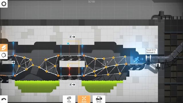 BRIDGE CONSTRUCTOR PORTAL - Level 21 to 25! (Gameplay) смотреть онлайн