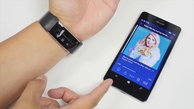 How to use Music Control on Microsoft Band 2 смотреть онлайн