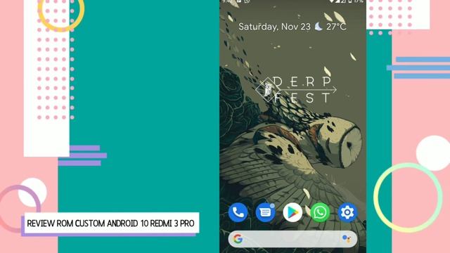 ROM ANDROID Q ( 10 ) UNTUK REDMI 3 PRO.. смотреть онлайн