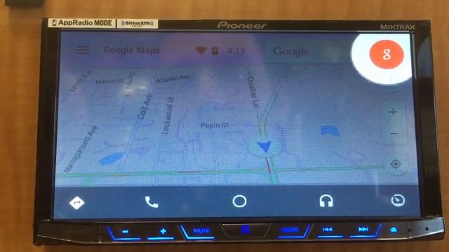 Android Auto on a Pioneer AVH-4100NEX смотреть онлайн