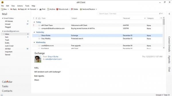 eM Client 6 Overview : The best email client for Microsoft Windows 8.1 , 7 , vista and XP