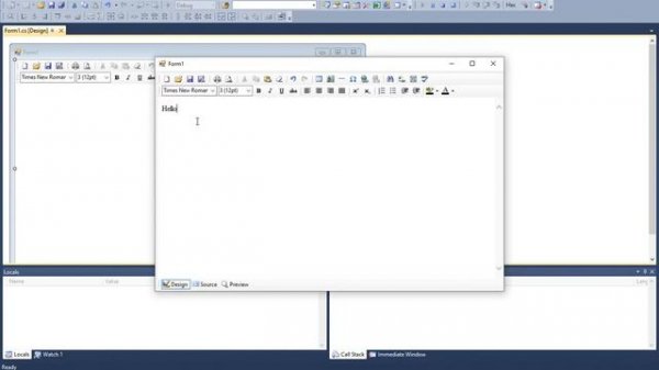 C# / VB.NET Windows Forms Html Editor Control