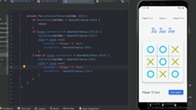 Tic Tac Toe Game in Jetpack Compose | Game Logic | Hindi/Urdu | Android Studio | Kotlin |Part 2 of смотреть онлайн