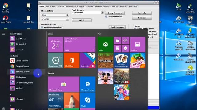 How to flash alcatel 4037T смотреть онлайн