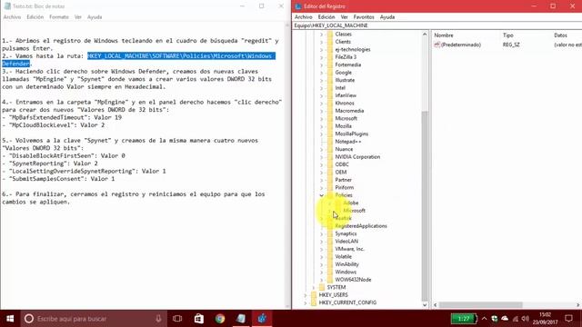Aumenta la protección de Windows Defender en Windows 10 www.informaticovitoria.com смотреть онлайн