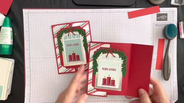 Project #7 Window Wishes floating pop up card Stampin’ Up! смотреть онлайн