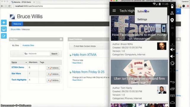 Liferay Mobile SDK and Liferay Screens Demo Part 2 смотреть онлайн