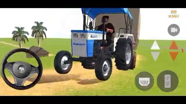 TRANSPORTING tractor driving 3d 🚜#fs22 Swaraj tractor Offroding Android gameplay #gta5 #gtav farm🚜🐄 смотреть онлайн