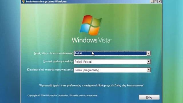 Instalacja Windows Vista смотреть онлайн