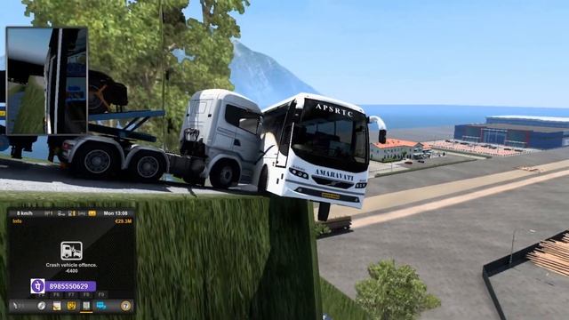 EURO TRUCK SIMULATOR 2 LIVE | AP & TS RTC Busses #ets2telugu #ets#ets2indianbusmod#kicktelugugamer смотреть онлайн