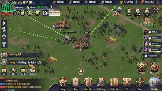 Bom tấn game SLG chiến thuật thời gian thực Chiến Vương Tam Quốc Mobile về Việt Nam смотреть онлайн