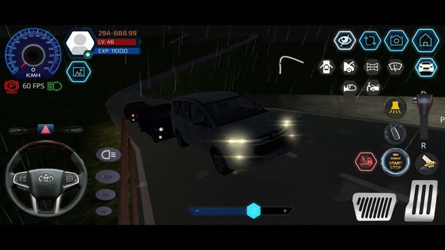 Car Simulator vietnam - Heavy Raining Bad Weather Toyota Innova - Car Games Android IOS Gameplay смотреть онлайн