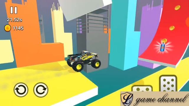 Race Off Stunts android gameplay | Impossible Mega Stunts | Monster Truck | l game channel смотреть онлайн