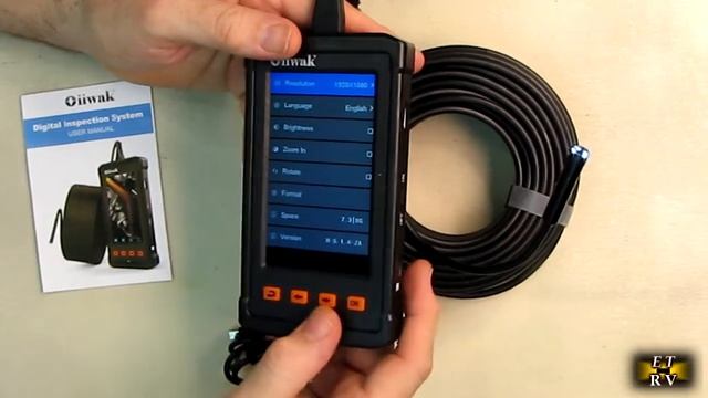 Oiiwak 50FT Industrial 50FT Endoscope .33" Head, IP68, 1080P HD 4.3“ IPS Screen 6 LED's REVIEW смотреть онлайн